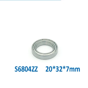 

Free shipping 10pcs S6804ZZ SB6804ZZ stainless steel 440C deep groove ball bearing S6804 ZZ 20x32x7mm for bicycle bike part