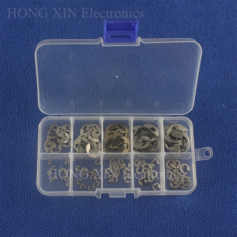 120PCS/Lot 304 Stainless Steel E Clip open split washer 4mm E type
