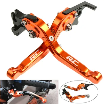 

Set For KTM RC390/DUKE250 2013-2016 2015 Motorbike Brake CNC Adjustable Folding Extendable Brake Clutch Levers Up with logo