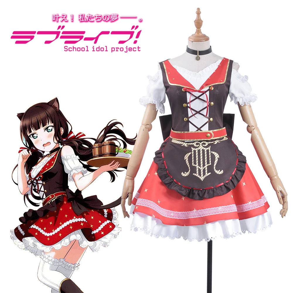 Косплей костюм всех участников аниме Lovelive Sunshine! Aqours Ruby Dia Kunan Мари Рико музыка