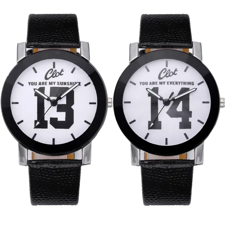 Watch Lover's Watches Men Women PU Leather Famous Brands Quartz Analog Watch Military Clock Relogio Masculino Watch Lover's Watches Men Women PU Leather Famous Brands Quartz Analog Watch Military Clock Relogio Masculino