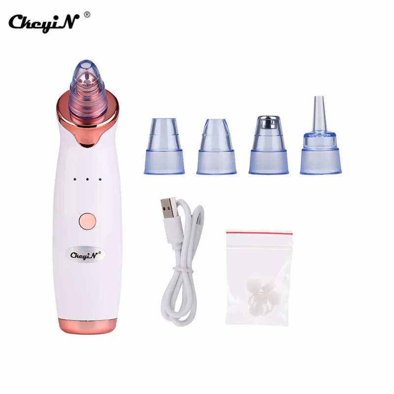Electric Vacuum Suction Cleaner Face Cleaning Blackhead Removal Black