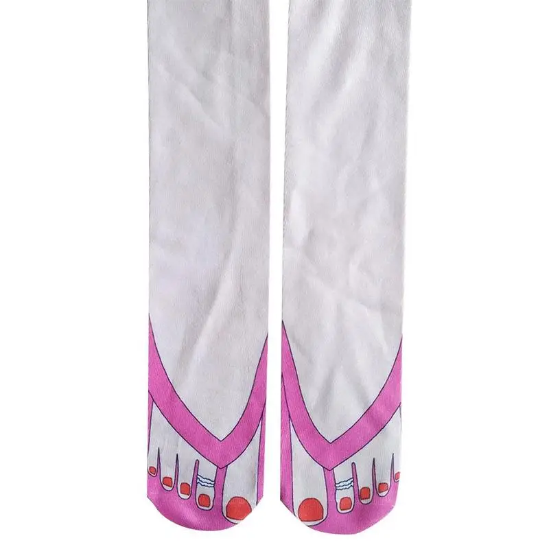 Women 3D Printed Sock Fashion Soft Summer Beach Cosplay Mermaid Unicorn Long Female Elasticity Colorful Crew Socks