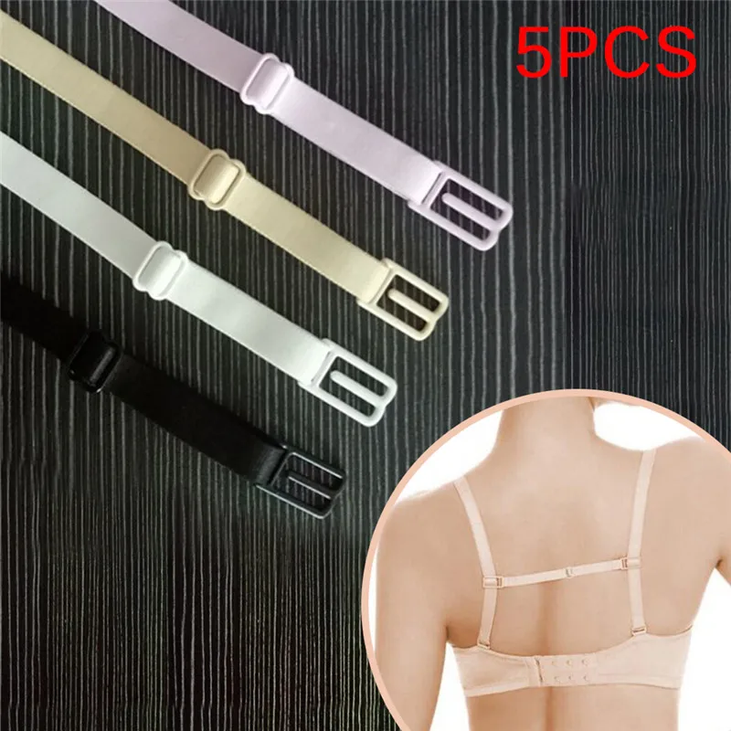 5pcs Underwear Non slip Buckle Extender For Bra Strap High Elastic Bra