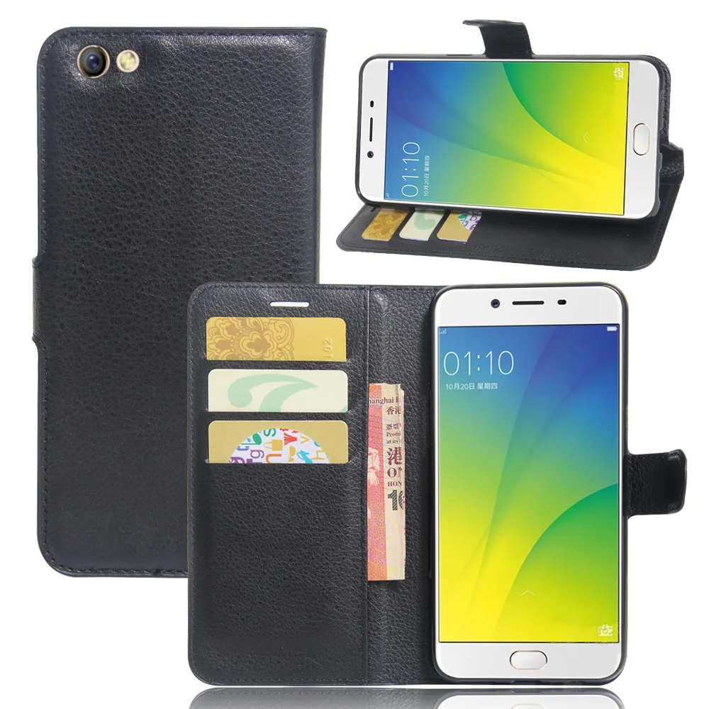 smartphone cases for OPPO R9S plus,100pcs/lot,Luxury TPU leather flip wallet case for OPPO R9S plus,free shipping,2016 hot sale