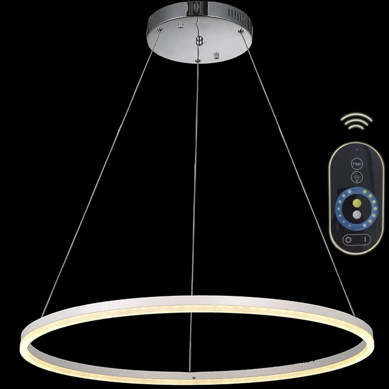 Dimmable Acrylic Round Ring Lighting Fixtures LED Pendant Lights for Bedroom Bathroom Kitchen Suspension LED Lustre VALLKIN