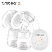 Special Offers Cmbear Baby Breastfeeding LCD Display Double Breast Pump Milk Bottle PP USB Convenient Powerful massage Breast Pumps Bottle Special Offers Cmbear Baby Breastfeeding LCD Display Double Breast Pump Milk Bottle PP USB Convenient Powerful massage Breast Pumps Bottle