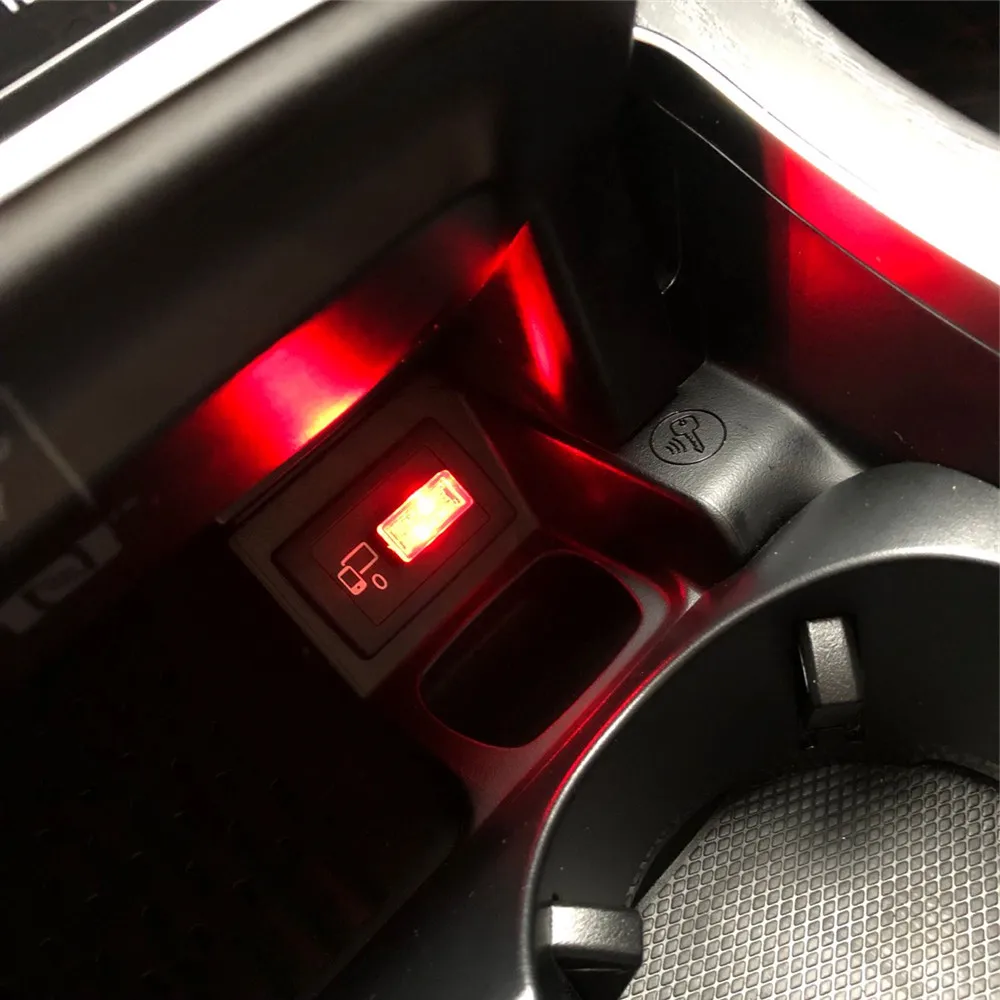 Автомобильные USB светодиодные атмосферные декоративные огни для Chrysler 200 300C Aspen