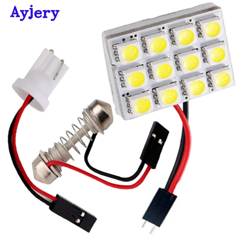 Buy 10pcs 50pcs Car Light Sourcing T10+Festoon