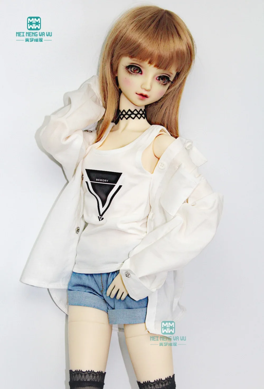 1/3 ddsdドールベストカジュアル衣装用bjdドール服タンクトップ