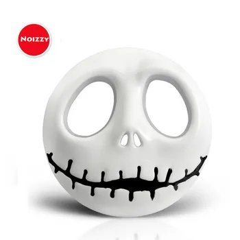 

Noizzy Pumpkin King Ho Jack Skellington Car Emblem Skull Auto Badge Motorcycle Sticker 3D Metal Chrome White Tuning Car-Styling