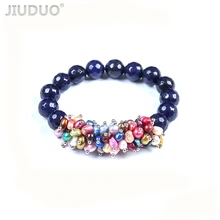 JIUDUO Fashion Cultured Freshwater Pearl Bracelet Natural Pearl Jewelry for Women Unique super burst genuine noble grade special JIUDUO Fashion Cultured Freshwater Pearl Bracelet Natural Pearl Jewelry for Women Unique super burst genuine noble grade special