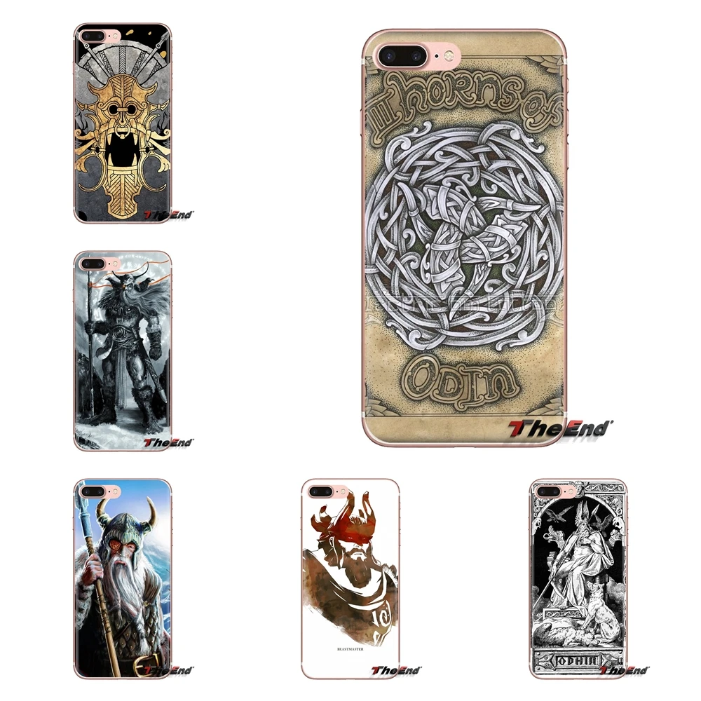 Silicone Phone Bag Case For Samsung Galaxy S3 S4 S5 Mini S6 S7 Edge S8 S9 S10 Plus Note 3 4 5 8 9 Viking warrior norse thor odin |