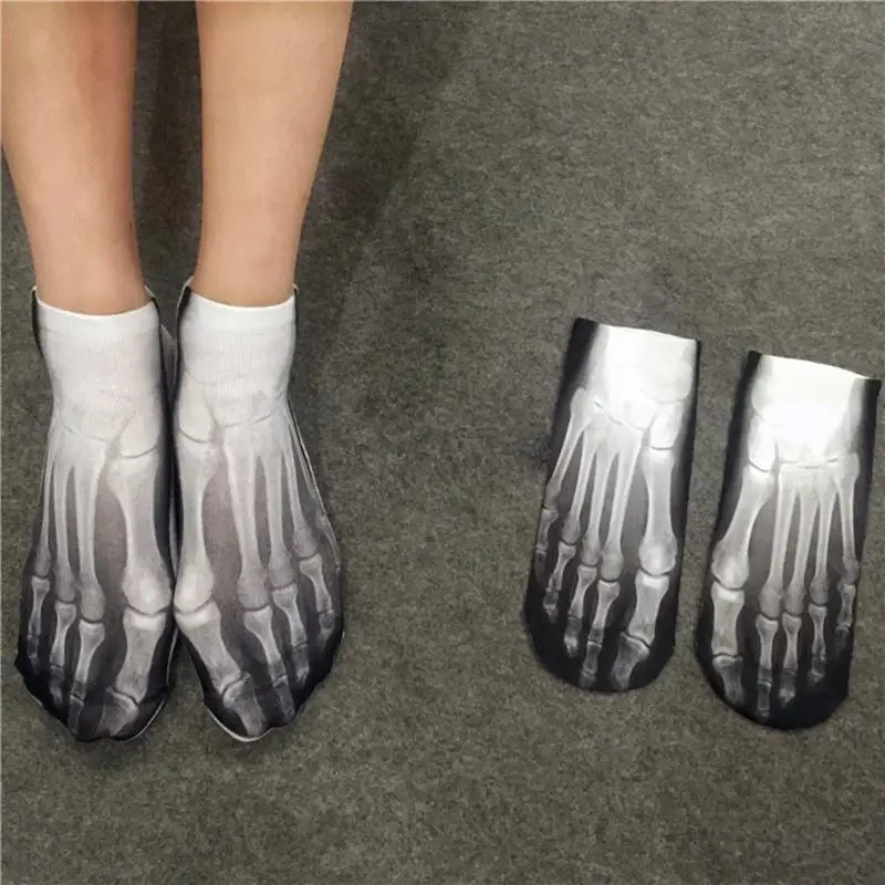 3D печатных Low Cut лодыжки хлопковые носки милые Повседневное носки для мужские/женские