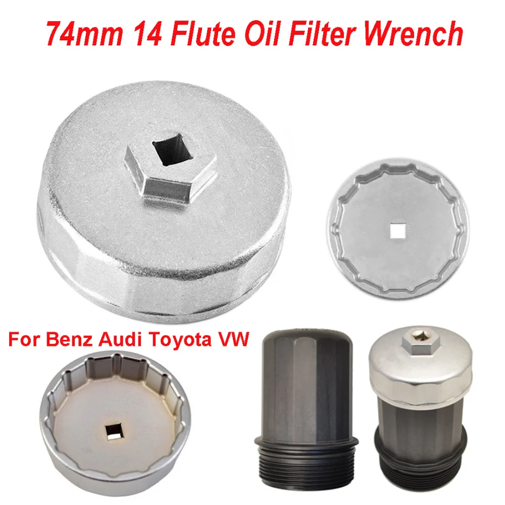 Oil Filter Socket Wrench 74mm 14 Flutes 903 Aluminum Cap Wrench Oil Filter Tool For B Mw A Udi B En Oil Filter Wrench Oil Filter Socket Wrench 74mm 14 Flutes 903 Aluminum Cap Wrench Oil Filter Tool For B Mw A Udi B En Oil Filter Wrench