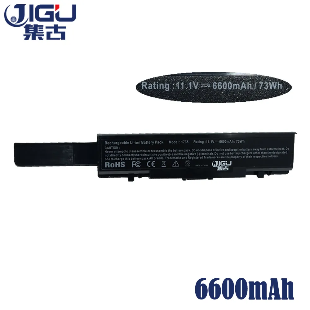 JIGU 9 ячеек Аккумулятор для ноутбука Dell PP31L Studio1735 1737 312 0711 KM973 MT335 PW823 RM791 KM978|battery for