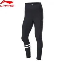 Li-Ning женские тренировочные трусы с подкладкой эластичные 78% нейлон 22% плотный спандекс подходят дышащая подкладка спортивные колготки AULP064 CAMJ19