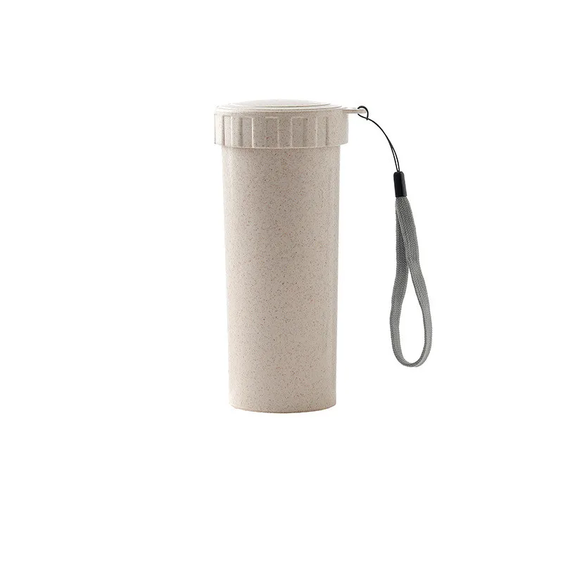 1.1Pastoral Wheat Straw Hand cup with lid Fashion Travel Cups Of Coffee Cup Student Sport Cheap And Accessible Drinking cup