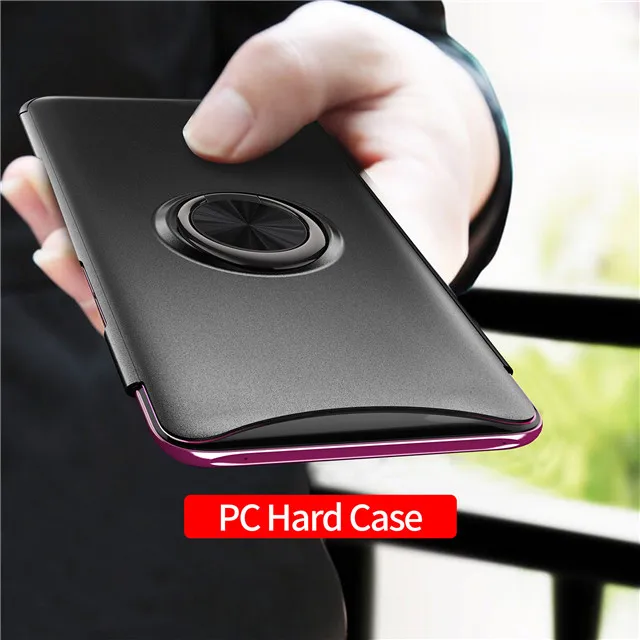 

For OPPO FindX Case Magnetic Car Ring Holder Case Cover For OPPO FindX Soft TPU Fundas