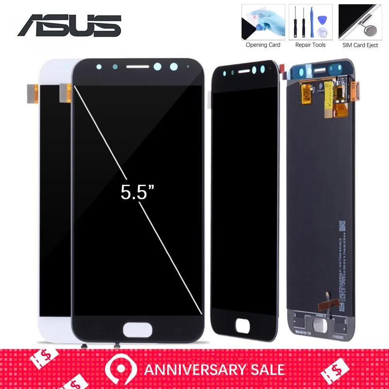 

AMOLED 5.5'' Original LCD For Asus Zenfone 4 Selfie Pro ZD552KL Display Touch Screen For ZD552KL LCD Display Replacement