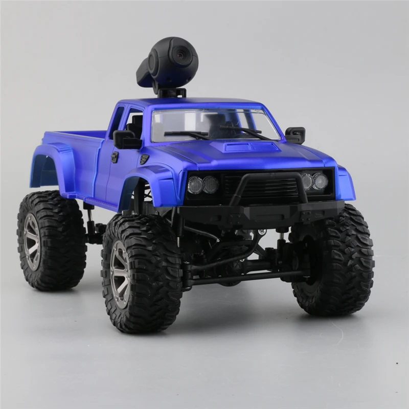 

New Arrivals Fayee FY002A 1/16 2.4G 4WD Rc Car 720P Camera HD WIFI FPV Off-road Military Truck W/LED Light RTR Toy