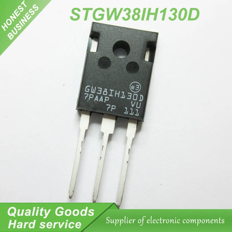 

20pcs free shipping STGW38IH130D GW38IH130D 38IH130D TO-3P IGBT Transistors 33A -1300V very fast new original