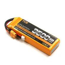 TCB RC Drone lipo battery 11.1v 3500mAh 25C 3s for rc airplane free shipping
