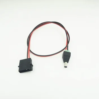 

PC DIY 4-pin IDE Molex TO 12V DC Power Jack Connector Plug 5.5x2.1mm Adapter,100pcs/lot