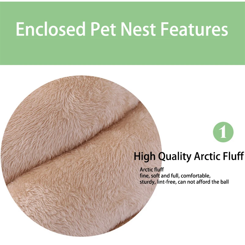 Pet Dog Warm Cave Beds For Small Medium Dogs Nests Soft Arctic Fluff Cotton Cats Sleeping Bag House Basket Puppy Dog Sofa Kennel Pet Dog Warm Cave Beds For Small Medium Dogs Nests Soft Arctic Fluff Cotton Cats Sleeping Bag House Basket Puppy Dog Sofa Kennel