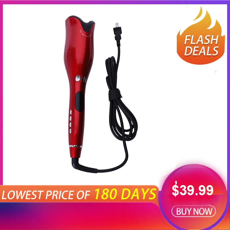 

Free Shipping Automatic Curling Iron Air Curler Spin N Curl 1 Inch Ceramic Rotating Curler Curlers Hair Styling Tools