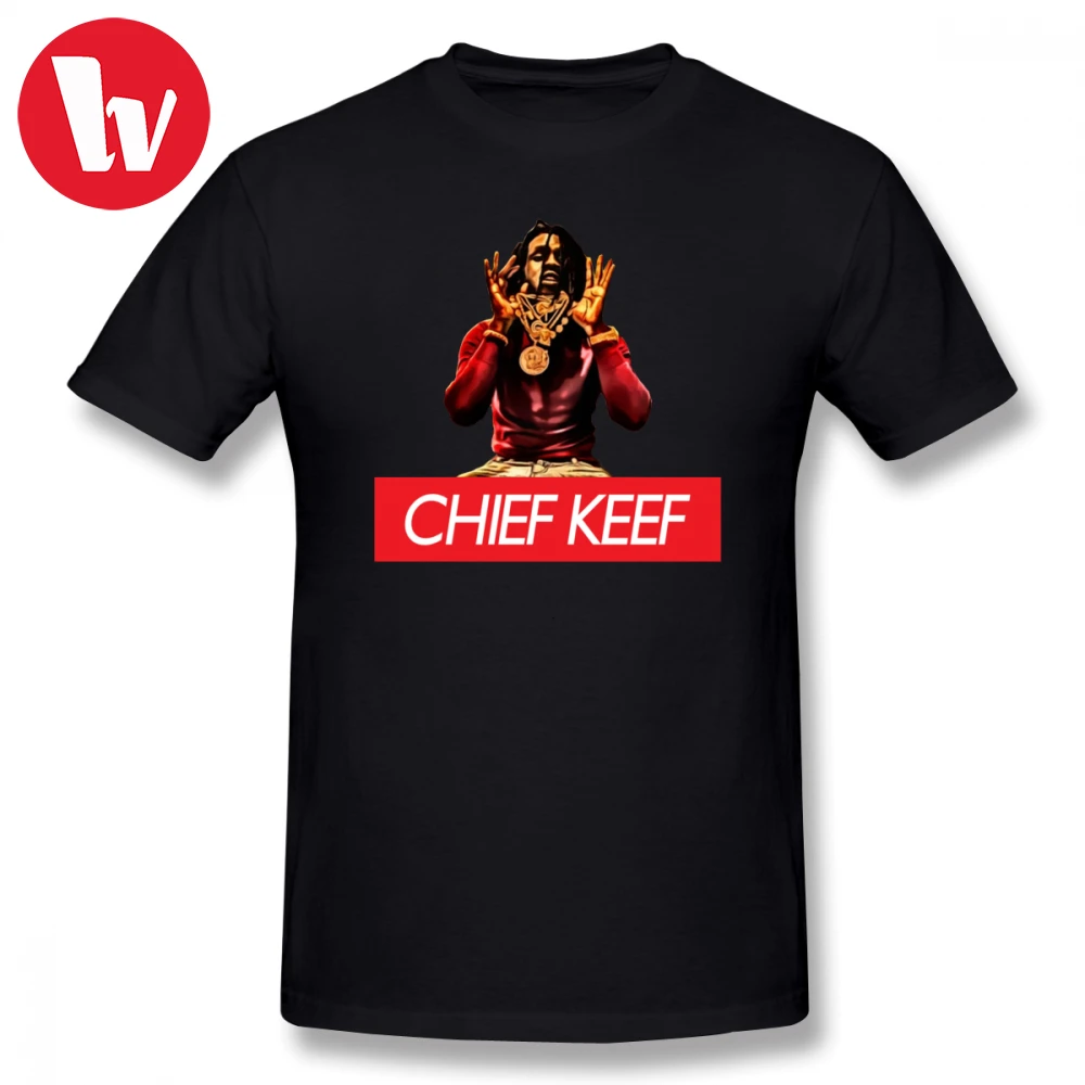 spesifikasi OTF T shirt Chief Keef V4 Pria Kartun Cetak T Shirt 100 Cotton T Kemeja Grosir Lengan Pendek Pria Lucu TEE ukuran Plus