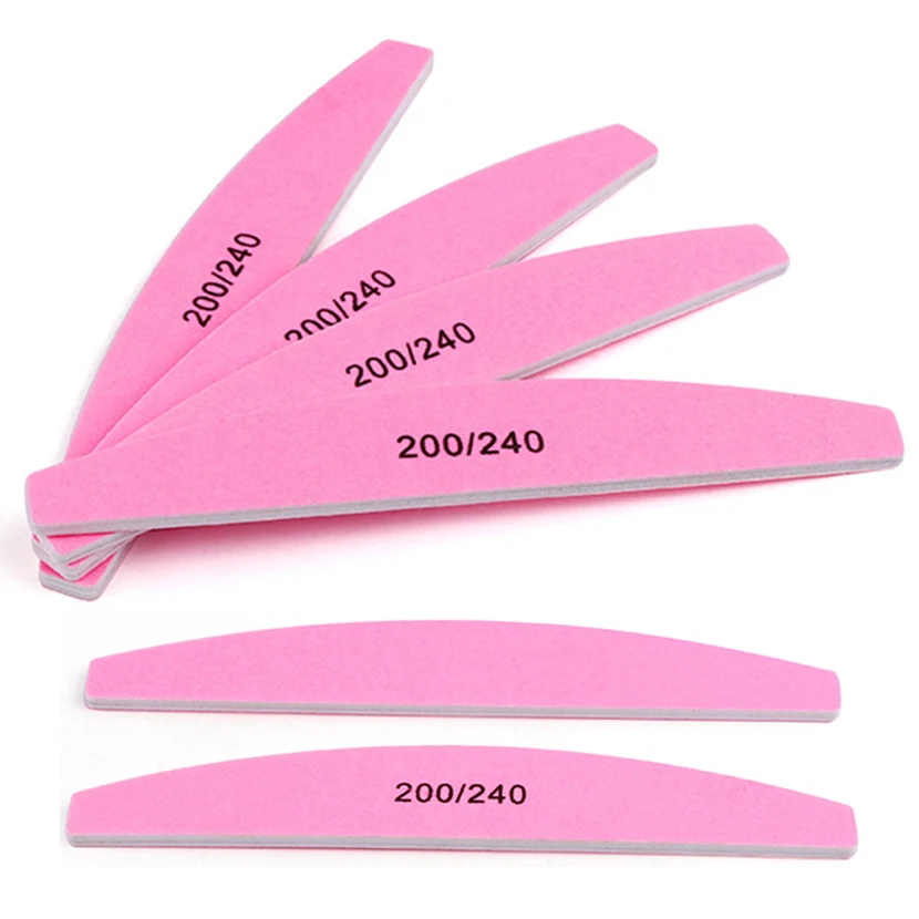 1 pcs/lot 200/240 Grit Nail Art Sanding Buffer Nail Files Sandpaper