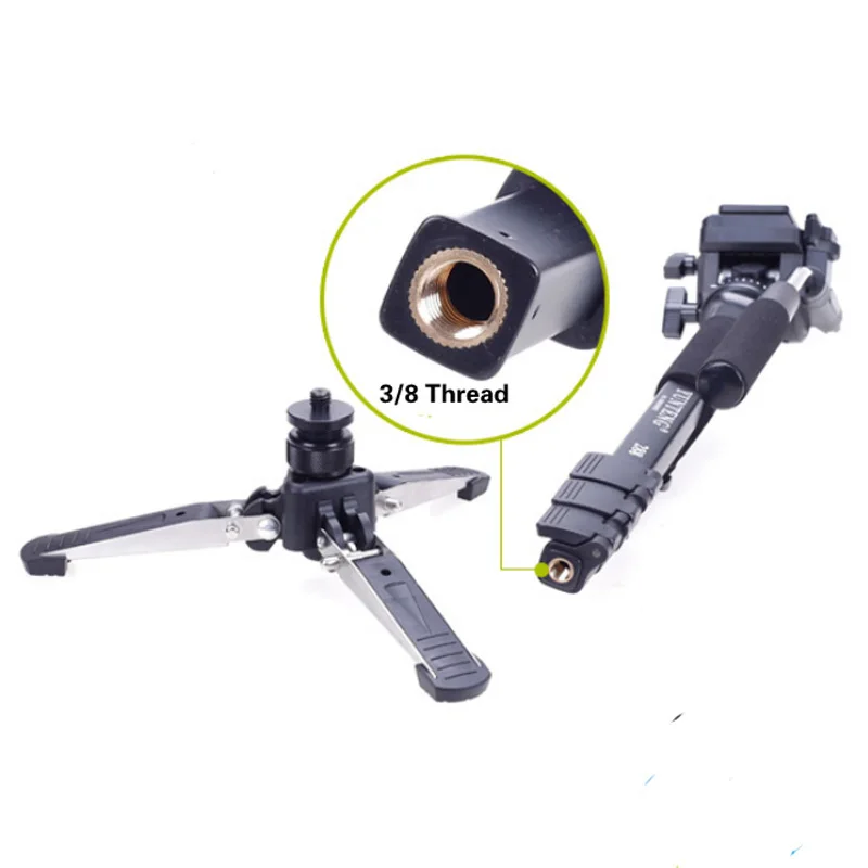 Yunteng 288 Camera Monopod Tripod + Fluid Pan Head Ballhead + Unipod Holder Base Stand for Ditigal Camera DSLR Smartphone Clip