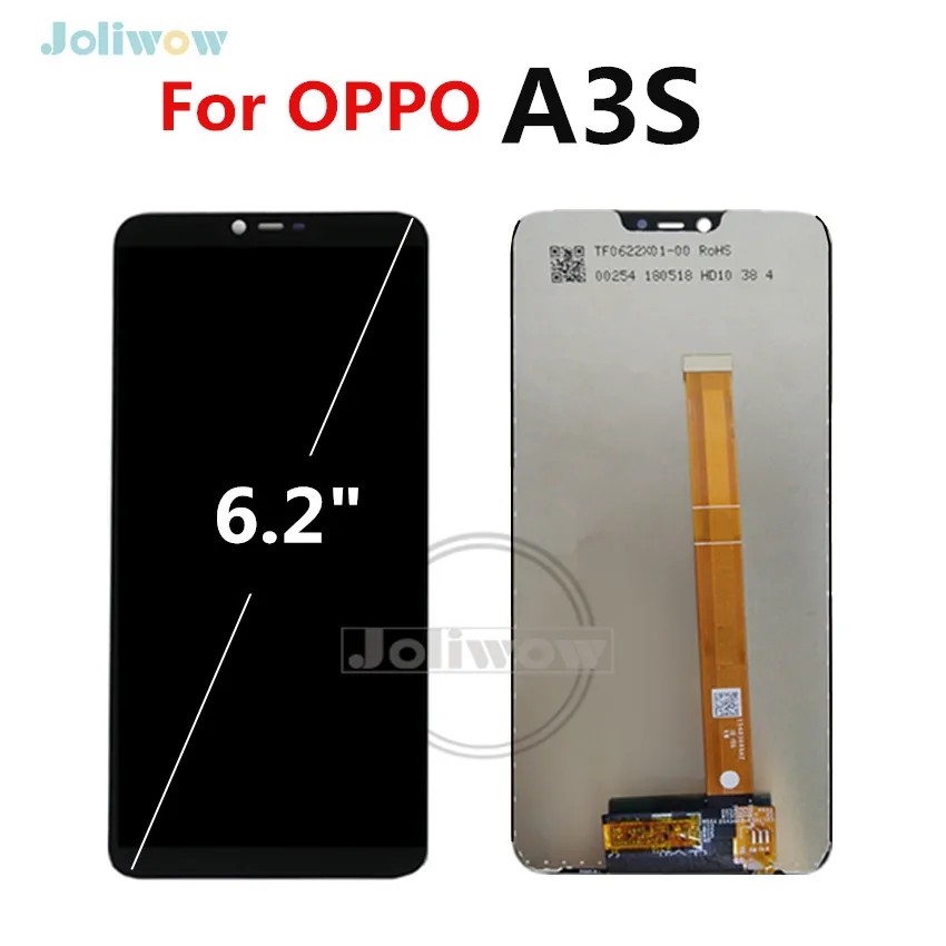 

100% Tested For Oppo A3s Full LCD DIsplay with Touch Screen Digitizer Assembly Replacement For A3s LCD display 6.2"