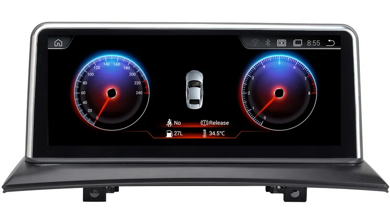 Clearance ID6 10.25" Android 7.1 Car Multimedia Player GPS Navigation for BMW X3 E83 2004-2009 with BT DVD SD USB AUX WiFi 4Core 1280*480 3