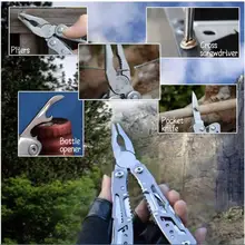 Складной Комбинации инструмент мульти-функциональный резак ремонт отсоединение инструмент Многофункциональный Открытый Тактические спасательные инструменты Прямая поставка