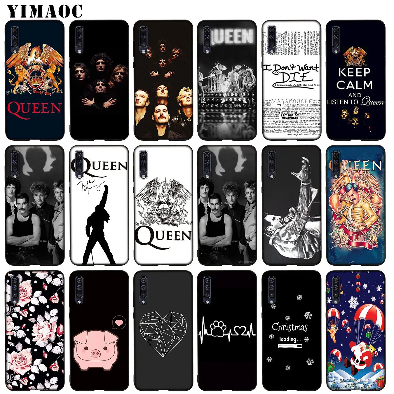 

YIMAOC Queen Rock Group Soft TPU Silicone Case for Samsung Galaxy A70 A60 A50 A40 A30 A20 A10 A50S A40S A30S A20S A10S Cover