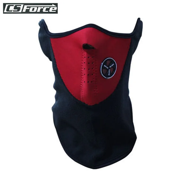 

Outdoor Thermal Fleece Half Face Mask Cycling Motorcycle Mask Hood Windproof Neck Warmer Headwear Winter Balaclavas Skiing Mask