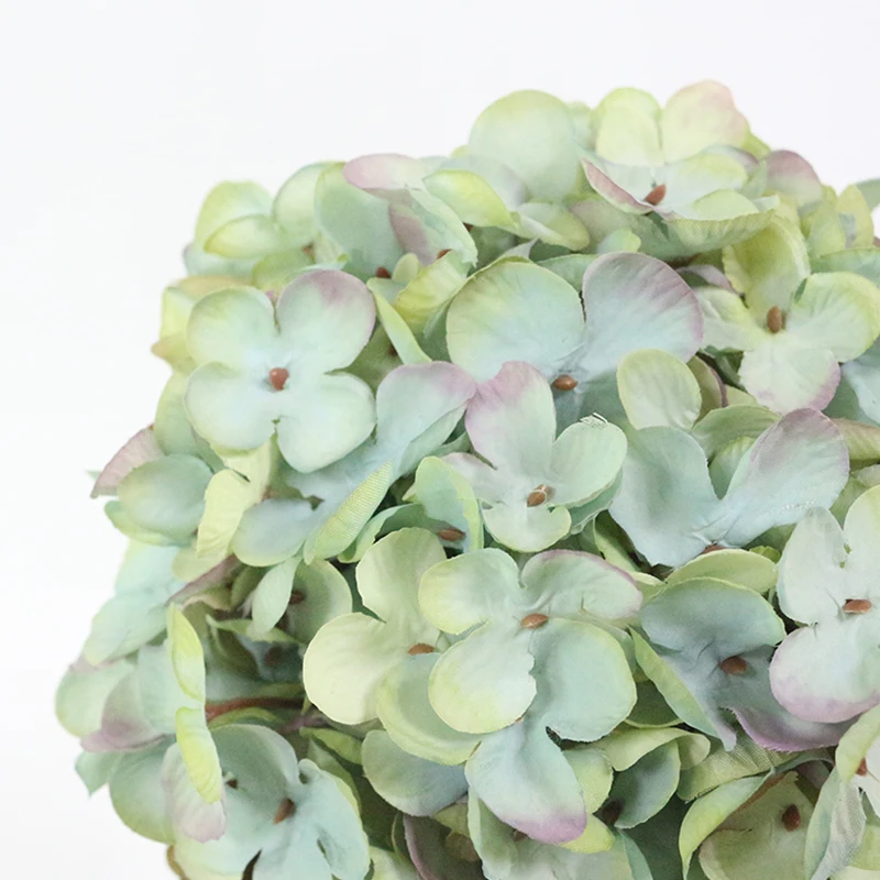 Artificial Hydrangea Silk Flower 1 big flowerBouquet Fleur Artificielle Flores Arrange Table Wedding Home Decor Party accessory (22)