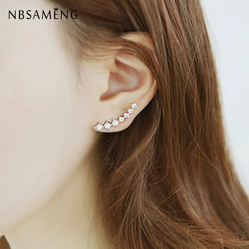 

Earrings For Women 2019 Korean Earrings Star Earrings Statement Vintage Gold Silver Stud Earrings Wedding Fashion Jewelry