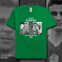 Ferenc Puskas футболка для мужчин 2018 майки для футбола звезда футболка 100% хлопок фитнес-футболки одежда повседневные футболки лето 20