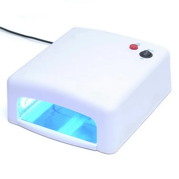 

Professional Nail Popular 36W EU Plug Ultraviolet 220v Gel Nail UV Curing Lamp Light Dryer Nail Art #818mini