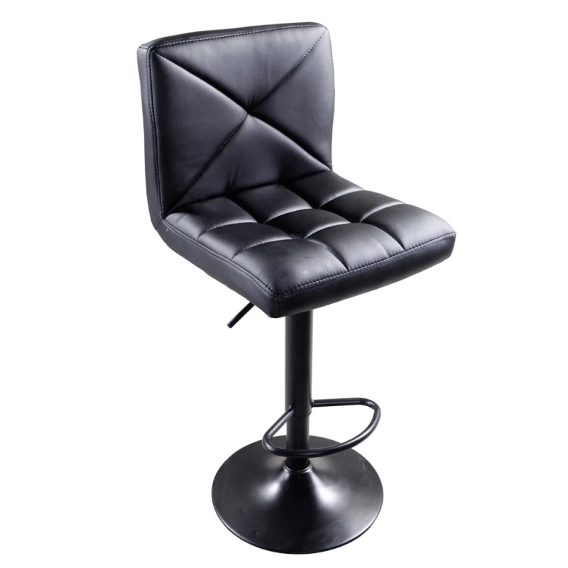 

Lovinland 2pcs Adjustable High Type Disk without armrest Crossover Design Bar Stools Black -US stock