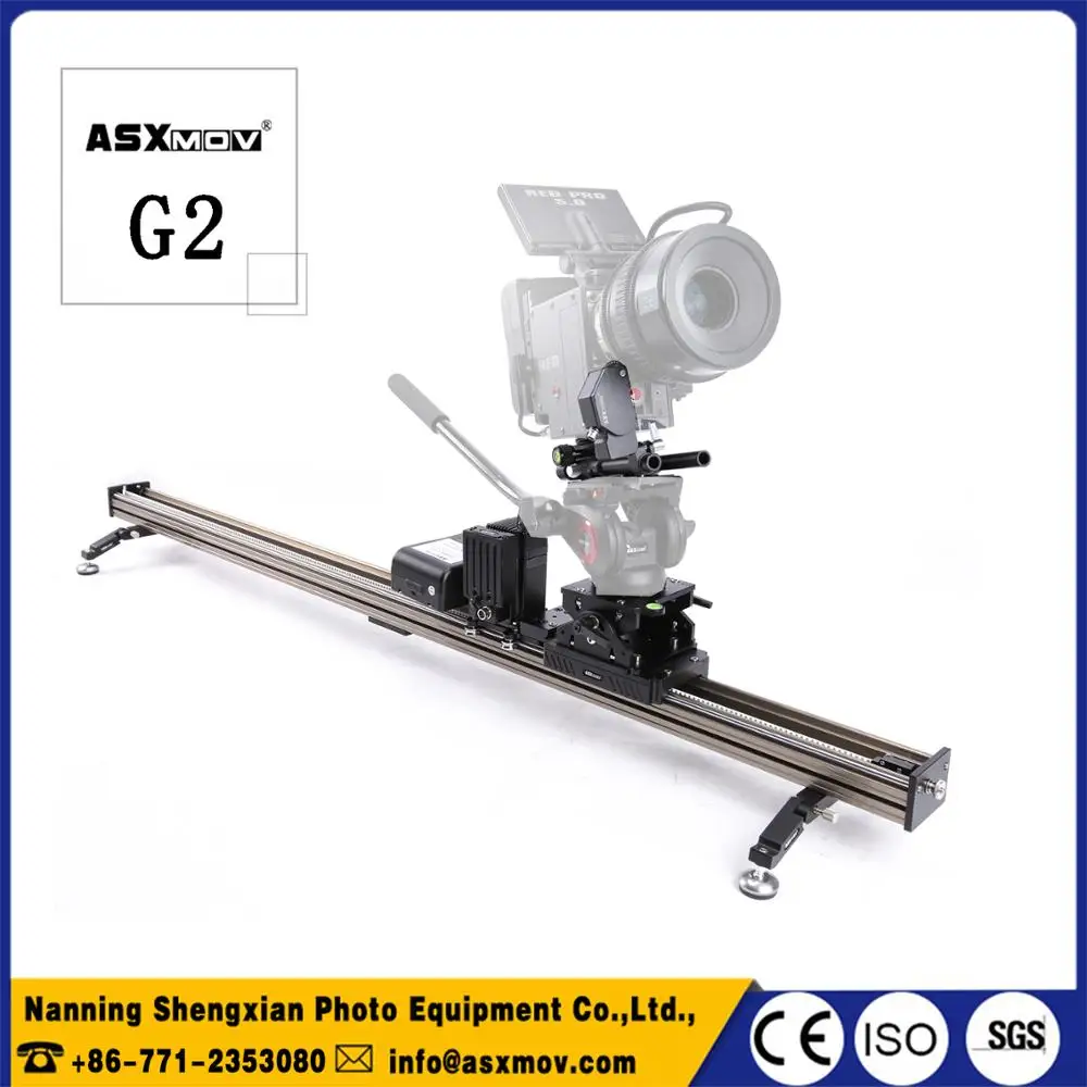 Top Quality ASXMOV G2 130cm Professional timelapse font b camera b font slider Motorized Slider Dolly