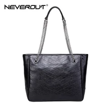 NEVEROUT Real Genuine Leather Casual Handbags for Women Bag Large Shoulder Bag Ladies Top-Handle Bags Shopping Handbag Totes japan style girl ladies canvas purse casual totes army green color top handle handbag genuine leather female large shoulder bag