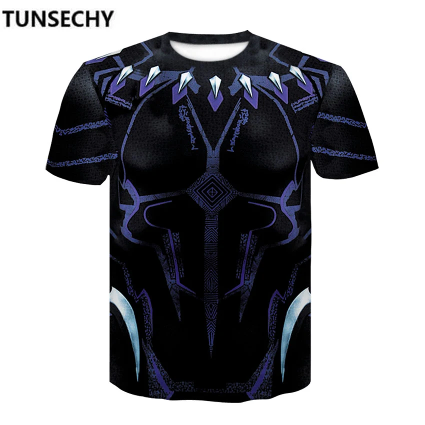 

TUNSECHY Black Panther Compression Shirts 3D Printed T shirts Men 2018 Summer NEW Crossfit Tops For Male Fitness Clothing