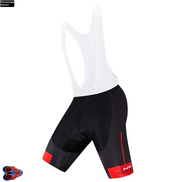 Lycra Culotte NW летние шорты-комбинезон с для велоспорта Coolmax 16D гелевая накладка на велосипед, Биб колготки Mtb Ropa Ciclismo влагоотводящие штаны - Цвет: Picture Color