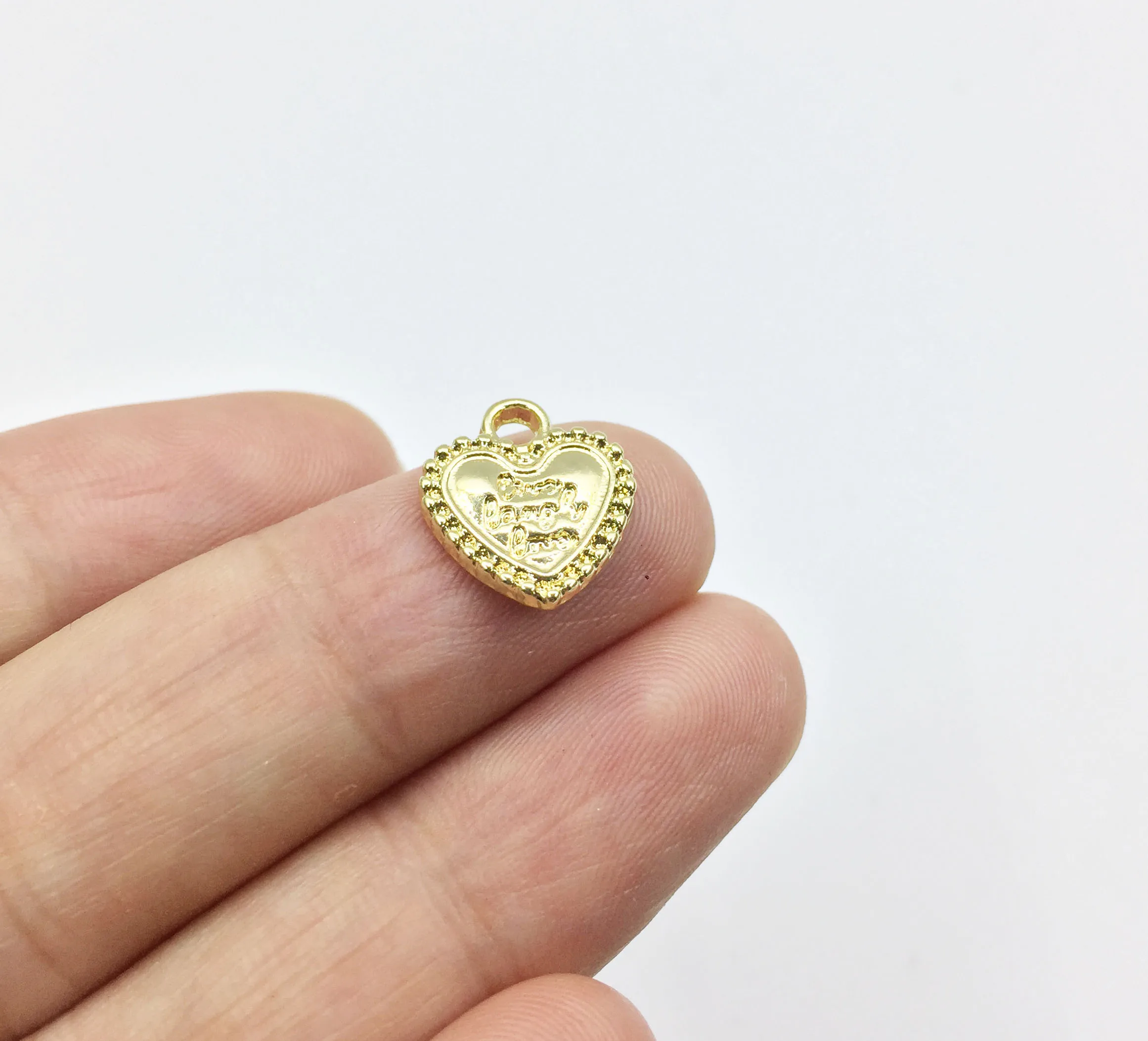 Колье Eruifa из цинкового сплава с надписью Nice Heart 20 шт. 12 мм серьги браслеты
