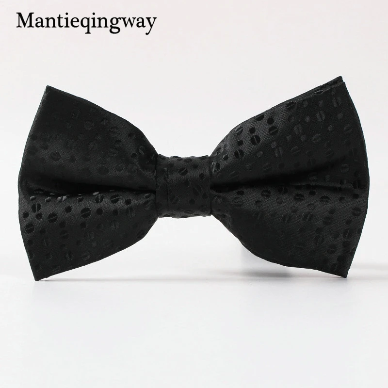 Mantieqingway черный галстук-бабочка модные однотонные галстук-бабочка Noeud Papillon крутая Мужская рубашка с бантом женское платье галстук