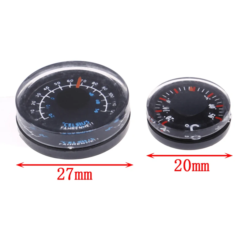 

Digital Thermometer Diameter 20mm 27mm Plastic Round Mini Thermometer Mini Spirit Circular Thermograph Celsius Hydro thermograph